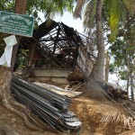 089突風の被害にあったトンチョンガ族の家屋